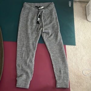NWT Jenni Kayne Merino Wool Alpaca Joggers XL Gray New